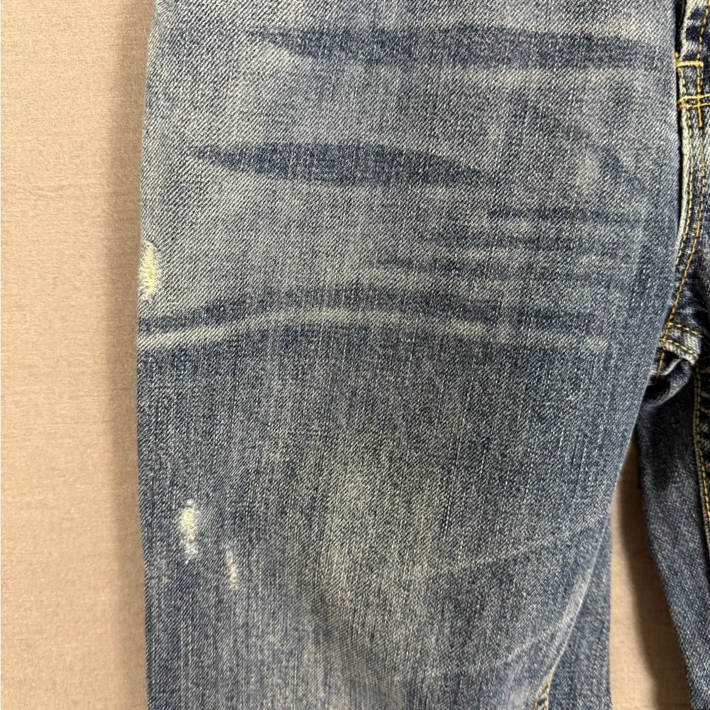 GAP Blue Straight-Leg Jeans with Distressed Details #239 / B6 - Picture 8 of 9